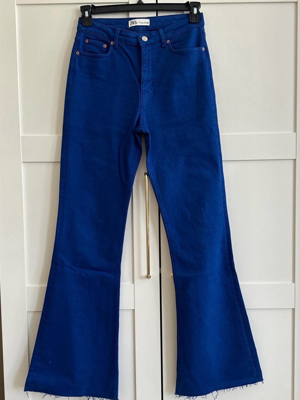 Zara Blue Flare Jeans - Size:6/38 - Never Worn